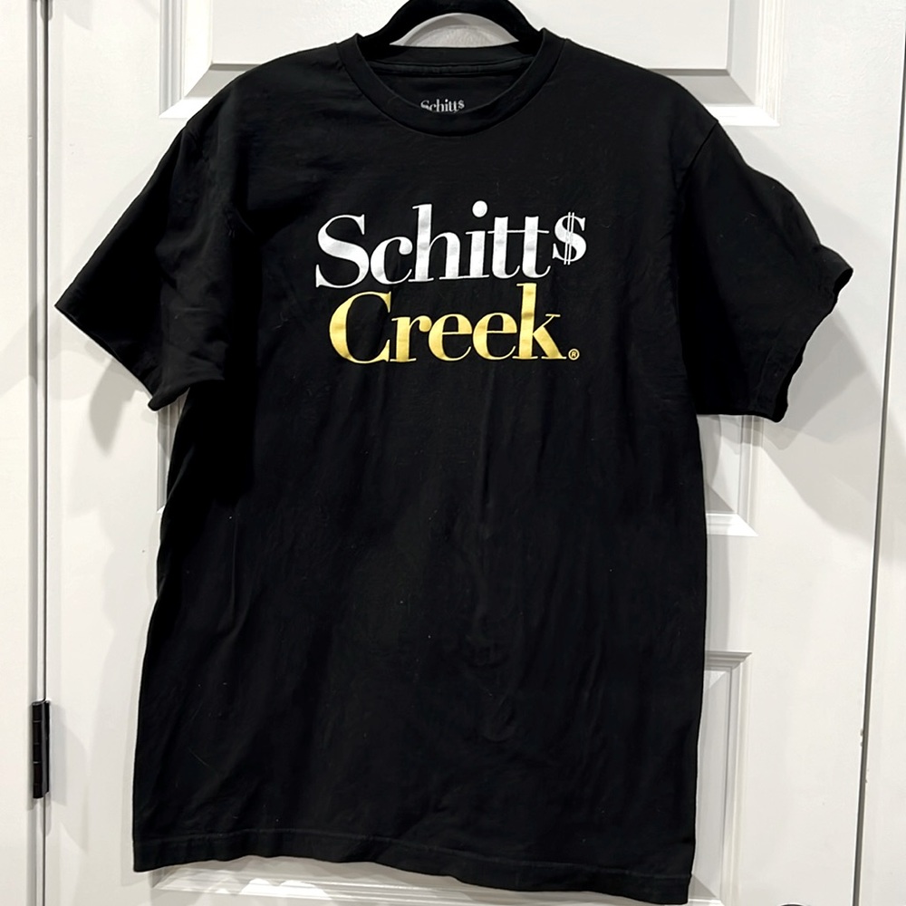 Schitts Creek Black T-Shirt Size Lg.